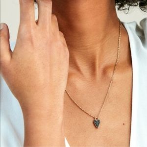 Stella & Dot Delicate Heart Necklace